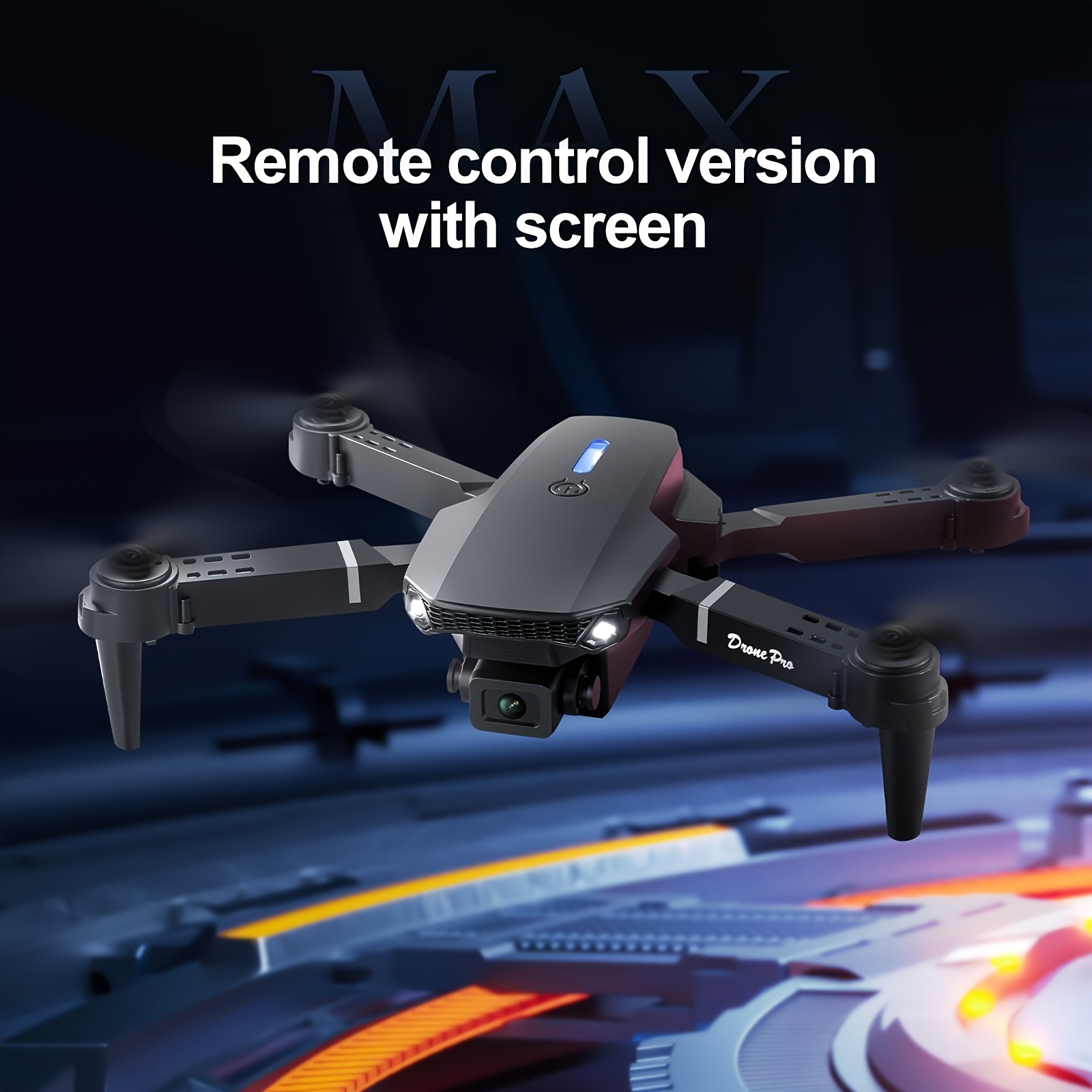 Ulepszony, składany dron E88 P – Drone Controller Screen recenzja i cena